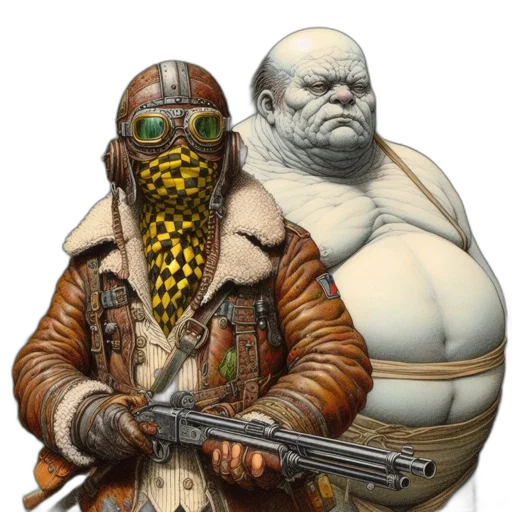 mask, concept art, cyberpunk, fantasy art transparent PNG cut-out