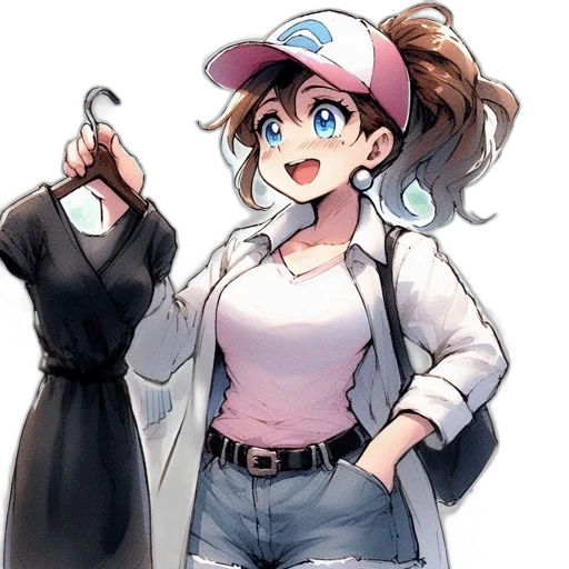 staff, hat, jacket, weapon transparent PNG cut-out