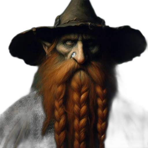 hat, face, staff, hair transparent PNG cut-out