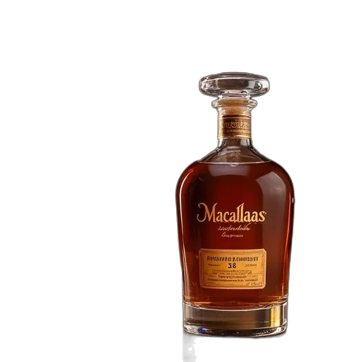 bottle, macallaas, year, old transparent PNG cut-out