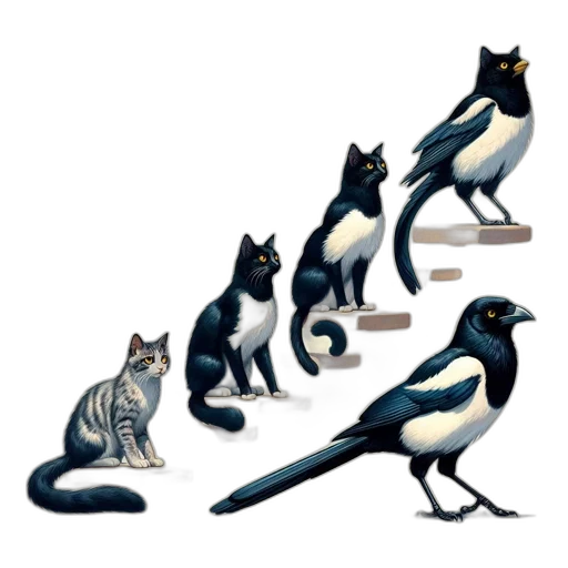 animal, concept art, pixel art, 3d render transparent PNG cut-out