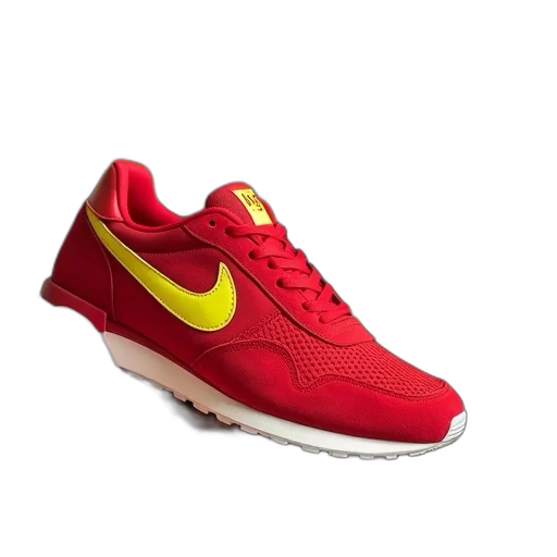 shoes, red, person, holding transparent PNG cut-out