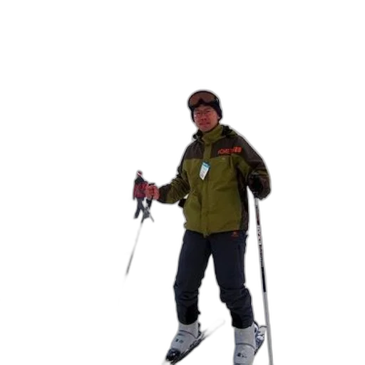 staff, jacket, 3d render, snow transparent PNG cut-out