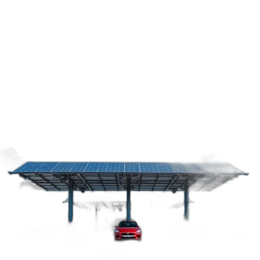 car, umbrella, concept art, 3d render transparent PNG cut-out