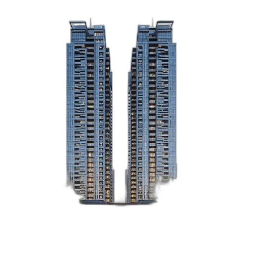 building, furniture, jewelry, 3d render transparent PNG cut-out