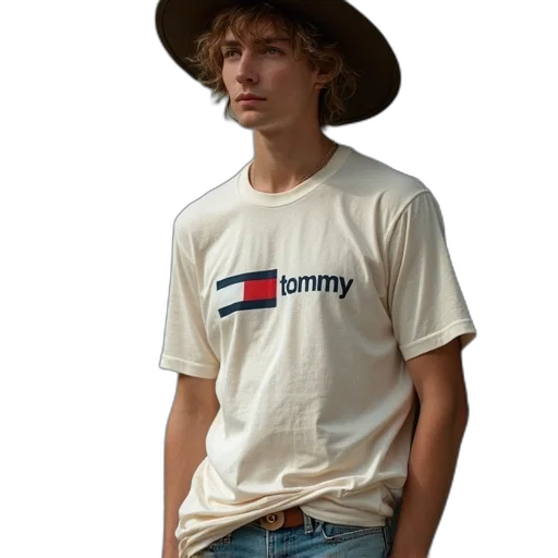 hat, jacket, staff, photorealistic transparent PNG cut-out