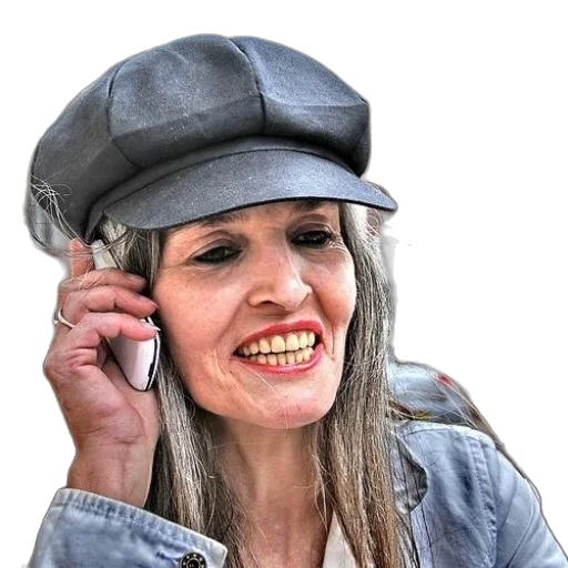 hat, staff, face, jacket transparent PNG cut-out