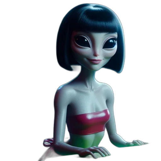 dress, robot, creature, jewelry transparent PNG cut-out