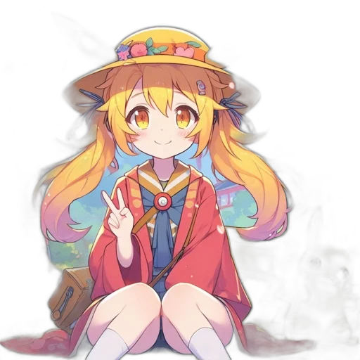 hat, staff, jacket, weapon transparent PNG cut-out