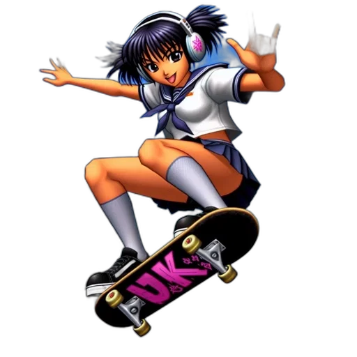 anime, vaporwave, concept art, pixel art transparent PNG cut-out