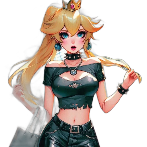 staff, crown, dress, concept art transparent PNG cut-out