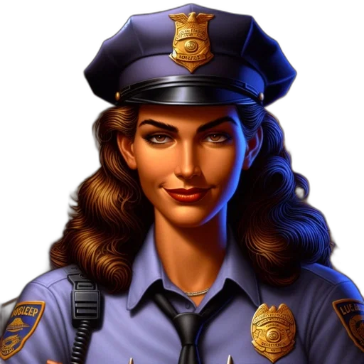 staff, face, hat, photorealistic transparent PNG cut-out