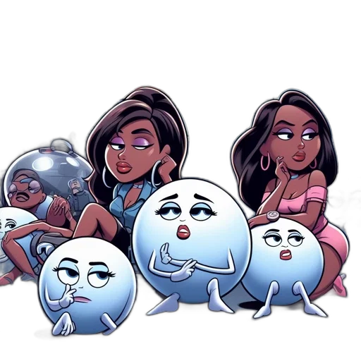 concept art, comic book art, cartoon, anime transparent PNG cut-out