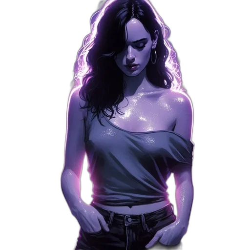 dress, jewelry, comic book art, concept art transparent PNG cut-out