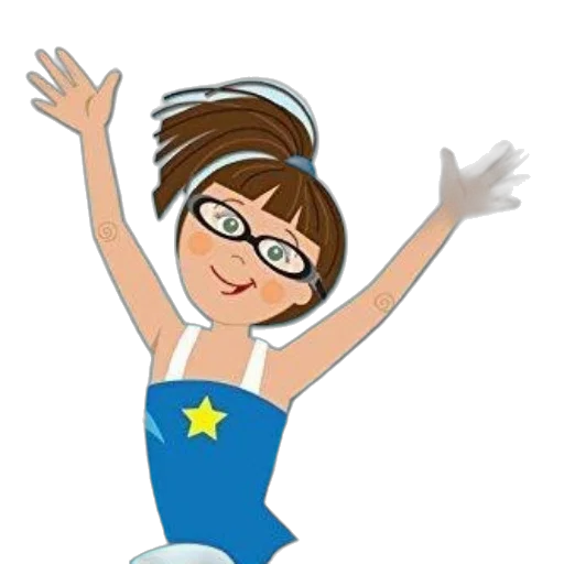 dress, cartoon, 3d render, comic book art transparent PNG cut-out