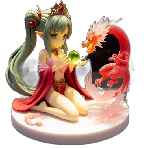 dragon, fantasy art, concept art, pixel art transparent PNG cut-out