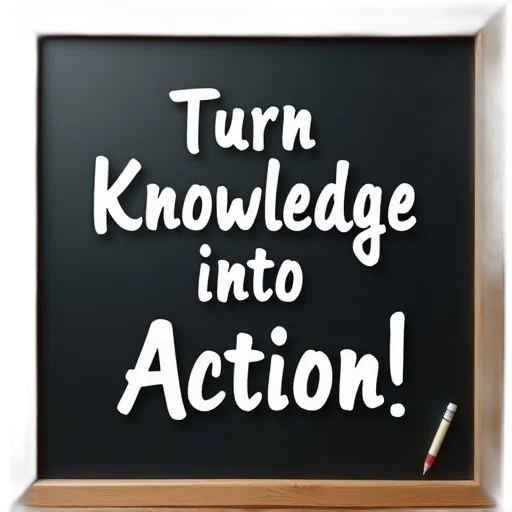 chalkboard, phrase, turn, knowledge transparent PNG cut-out
