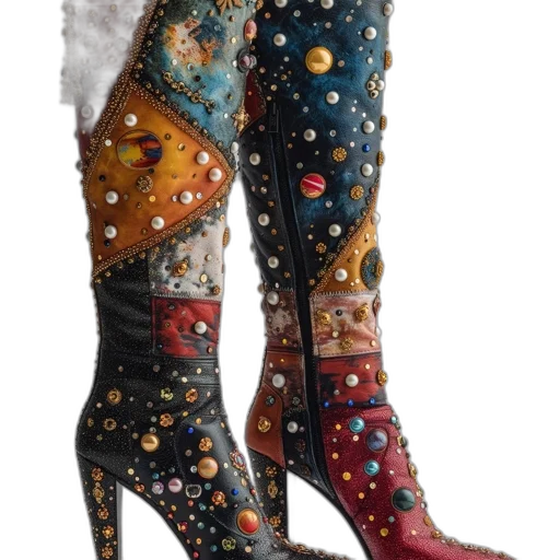 shoes, dress, jewelry, photorealistic transparent PNG cut-out