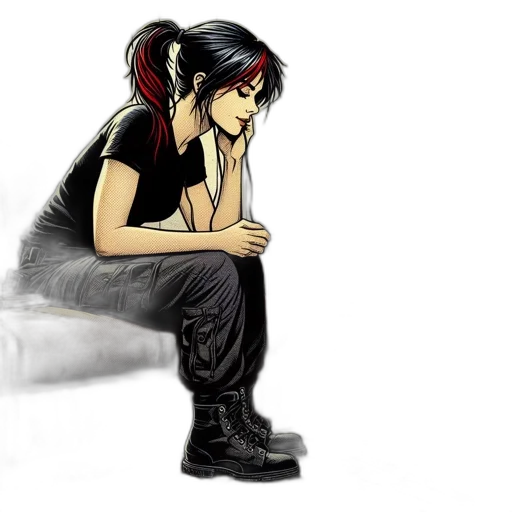 concept art, comic book art, cartoon, fantasy art transparent PNG cut-out