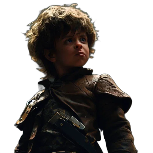 dragon, young, boy, leather transparent PNG cut-out