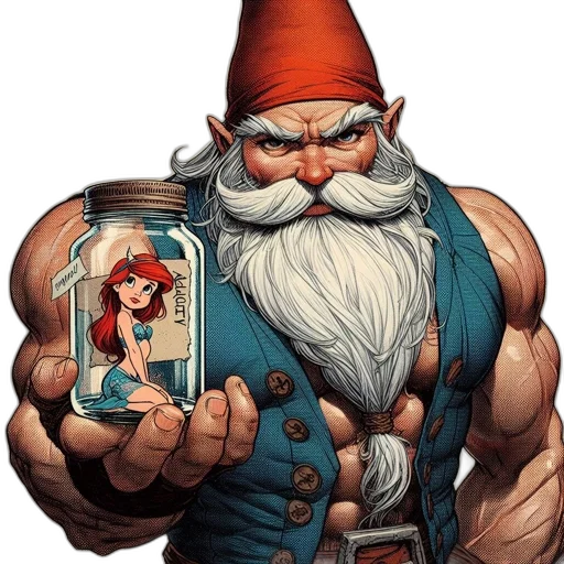 comic book art, concept art, fantasy art, muscular transparent PNG cut-out