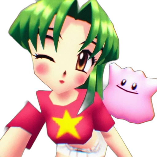 3d render, pixel art, vaporwave, concept art transparent PNG cut-out