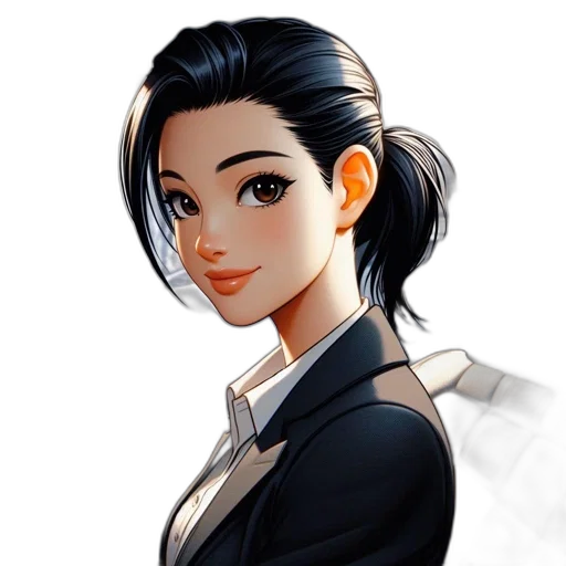 staff, face, jacket, cartoon transparent PNG cut-out