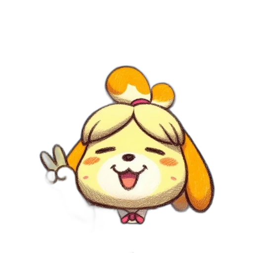 staff, animal, creature, crown transparent PNG cut-out