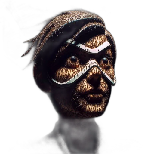 mask, face, creature, animal transparent PNG cut-out