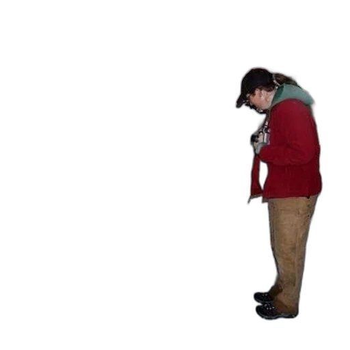 jacket, staff, hat, creature transparent PNG cut-out
