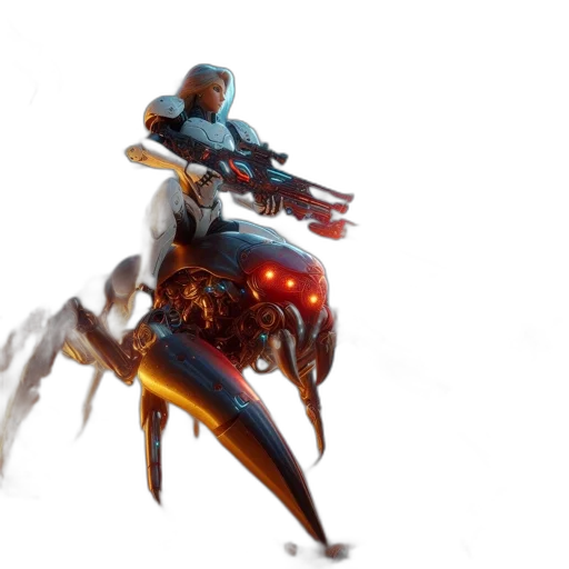 weapon, robot, creature, animal transparent PNG cut-out