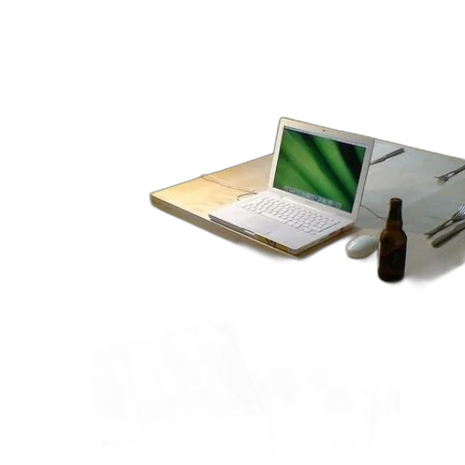 furniture, staff, 3d render, laptop transparent PNG cut-out