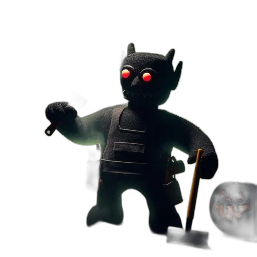 staff, robot, creature, weapon transparent PNG cut-out