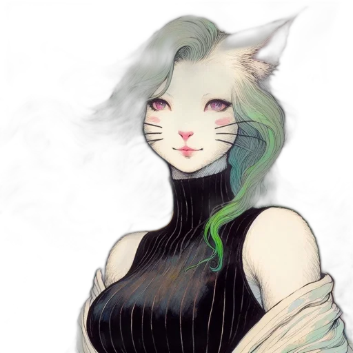 mask, staff, dress, creature transparent PNG cut-out