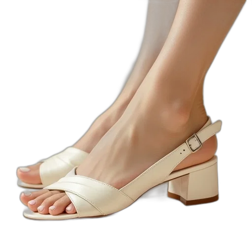shoes, 3d render, photorealistic, solene transparent PNG cut-out
