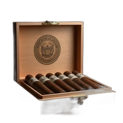 cigar, case, five, cigars transparent PNG cut-out
