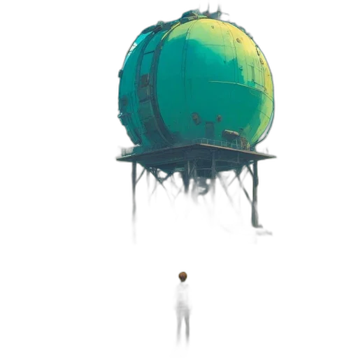 umbrella, robot, creature, concept art transparent PNG cut-out