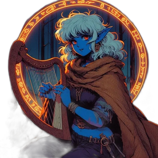 sword, staff, dragon, fantasy art transparent PNG cut-out