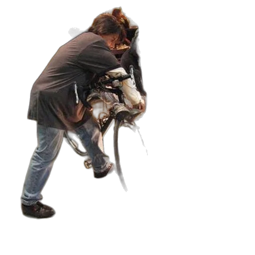 staff, animal, jacket, weapon transparent PNG cut-out