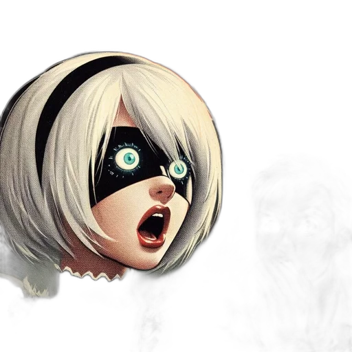 mask, face, creature, hair transparent PNG cut-out