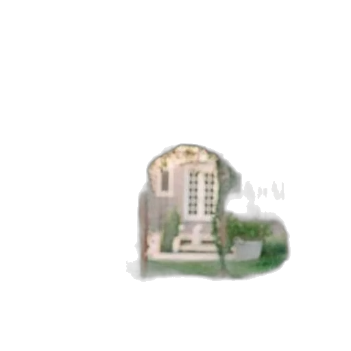 building, 3d render, photorealistic, pixel art transparent PNG cut-out