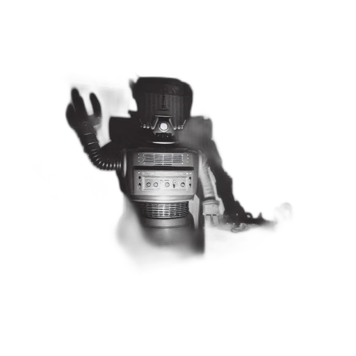 robot, bottle, staff, weapon transparent PNG cut-out