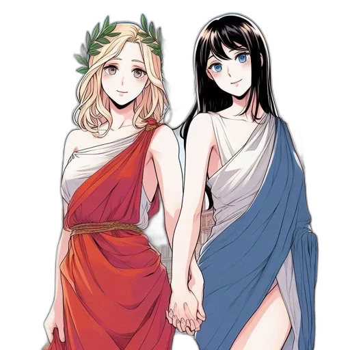 dress, anime, fantasy art, concept art transparent PNG cut-out