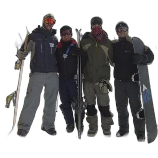 staff, four, people, pose transparent PNG cut-out