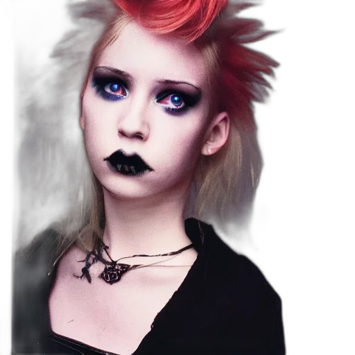 creature, face, hair, jewelry transparent PNG cut-out