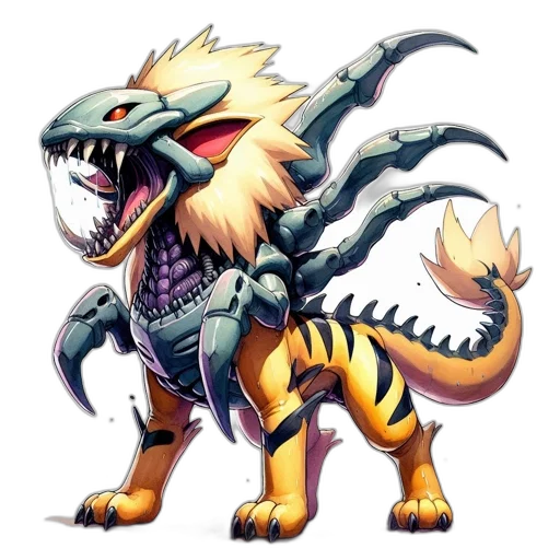 dragon, creature, animal, staff transparent PNG cut-out