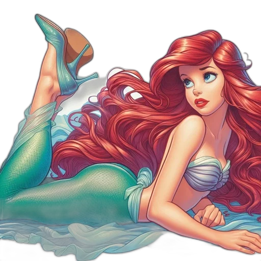 fantasy art, comic book art, concept art, watercolor transparent PNG cut-out
