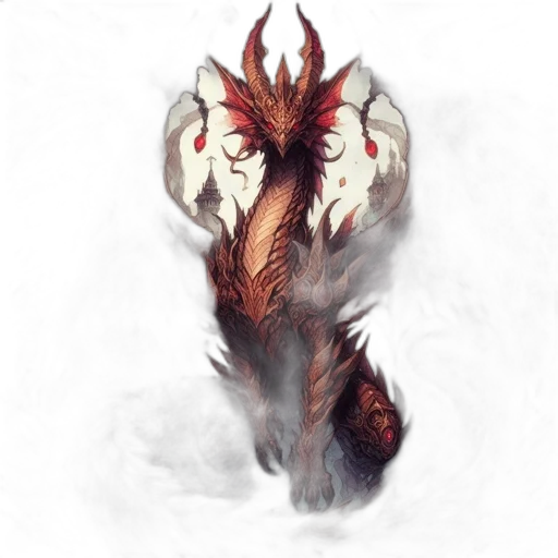 dragon, creature, mask, animal transparent PNG cut-out