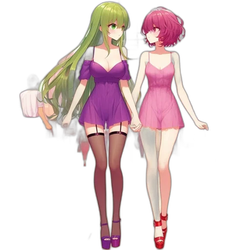 dress, concept art, 3d render, pixel art transparent PNG cut-out