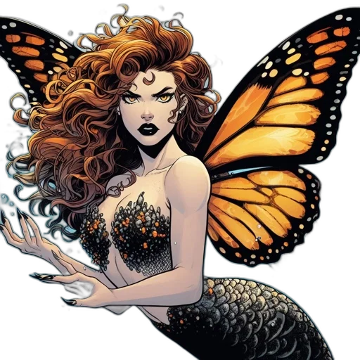 comic book art, concept art, fantasy art, cartoon transparent PNG cut-out